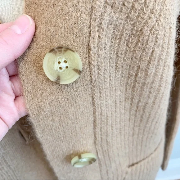 Everlane Oversized Alpaca Pocket Cardigan Size Extra Small - Picture 6 of 11